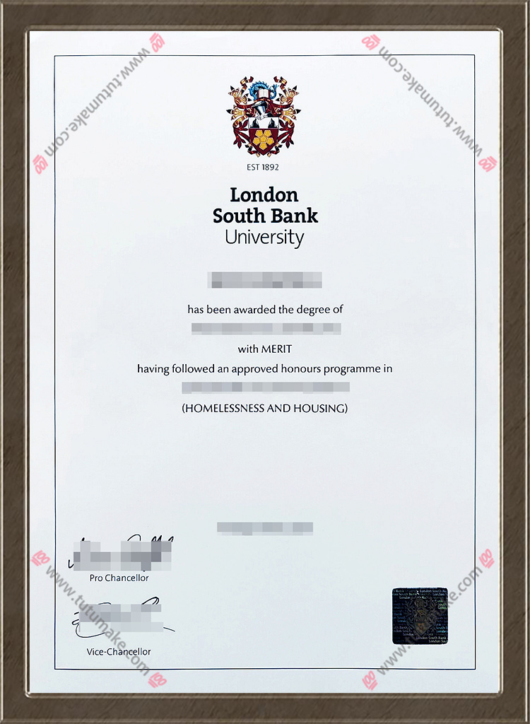 伦敦南岸大学文凭LSBU degreeLondon South Bank University degree