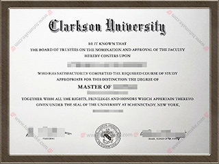 克拉克森大学文凭Clarkson University degree1
