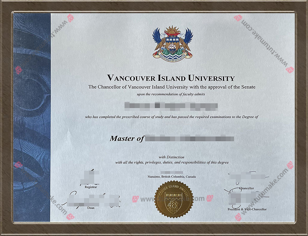 加拿大温哥华岛大学文凭Vancouver Island University degree