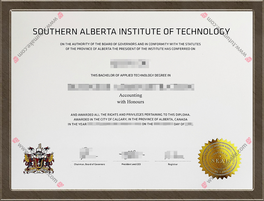 南阿尔伯塔省理工学院文凭SAIT degreeSouth Alberta Institute of Technology degree