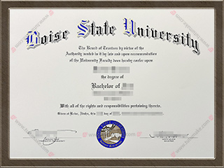 博伊西州立大学文凭树城州立大学文凭Boise State University degree1
