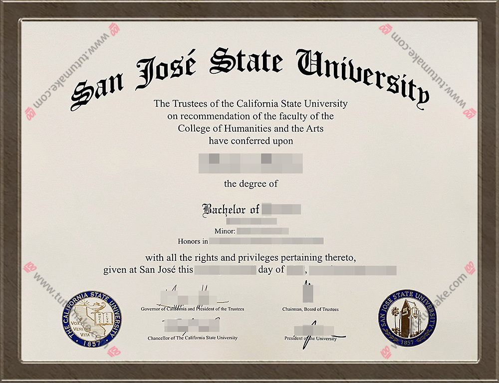 圣何塞州立大学文凭San Jose State University degree