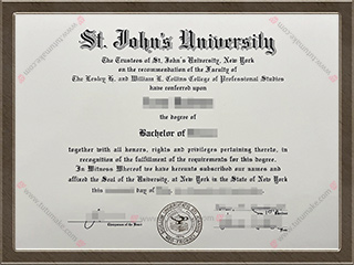 圣约翰大学文凭St. Johns University degree1
