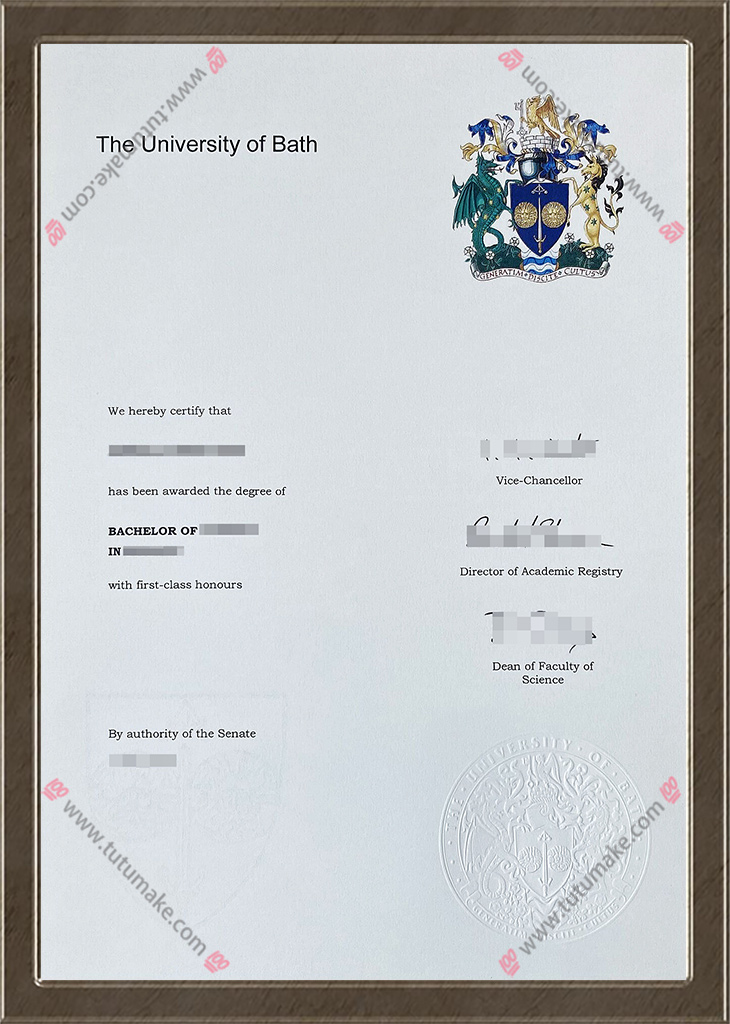 巴斯大学文凭University of Bath degree