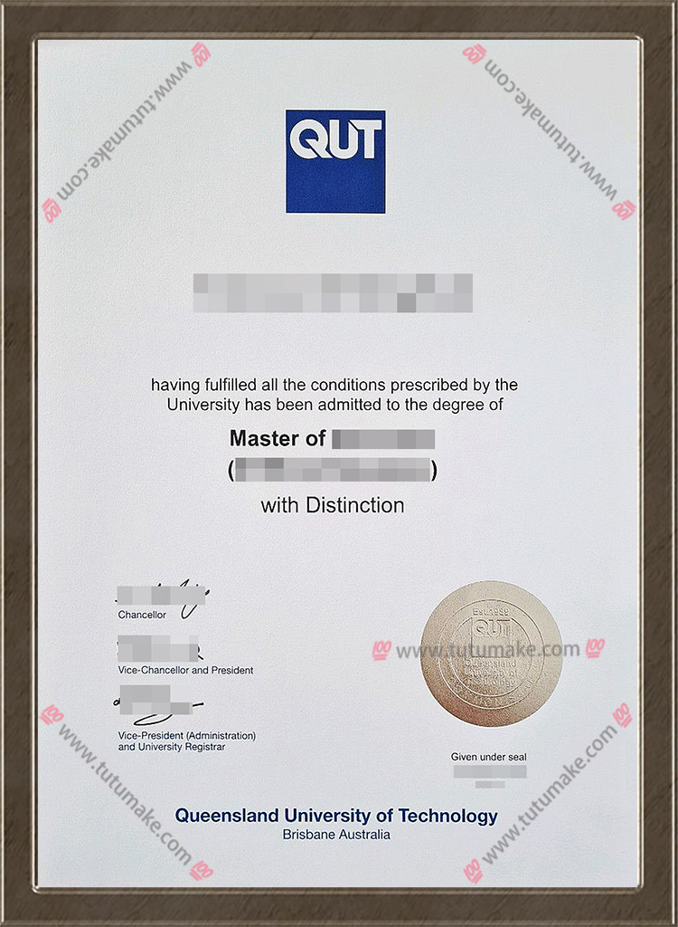 昆士兰科技大学文凭Queensland University of Technology degreeQUT degree