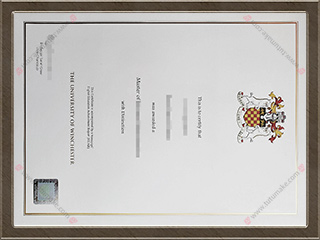 温切斯特大学文凭University of Winchester degree1