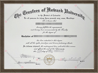 霍华德大学文凭Howard University degree1